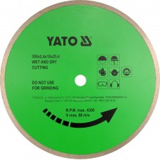 Диск алмазний суцільний YATO YT-5975