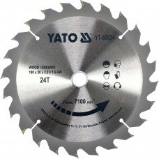 Диск пильний побідитовий по дереву YATO YT-6063
