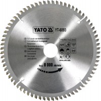 Диск пильный по алюминию YATO YT-6093