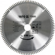 Диск пильний по алюмінію YATO YT-6095
