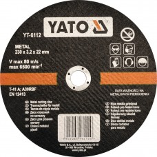 Фото - Диск відрізний по металу YATO YT-6112