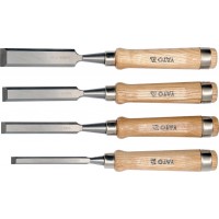 Стамески з дерев'яними ручками b = 10-16-20-25 мм, YATO YT-6260