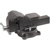 Тиски слесарные, губки - 150 мм, m = 19 кг, YATO YT-65048