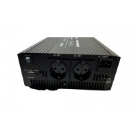 Инвертор 12V в 220V KSC1000M 1000W (макс.2000W) с зарядкой 10А + функция ATS + USB