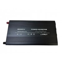 Инвертор 12V в 220V KSC2000M 2000W (макс.4000W) с зарядкой 20А + функция ATS + USB