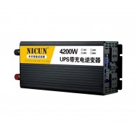 Инвертор преобразователь напряжения Nicun SFX24-220 4200W DC 24V - AC 220V с функцией зарядки аккумулятора