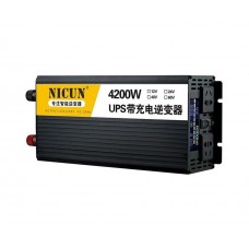 Фото - Инвертор преобразователь напряжения Nicun SFX24-220 4200W DC 24V - AC 220V с функцией зарядки аккумулятора