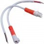 Фото №2 - Роз'єми пиленепроникні IP60 3pin, з кабелем, білі, Tcom