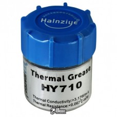 Термопаста HY710, серебристая, 10 грамм, банка, Halnziye