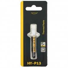 Термопаста HY-P13 Halnziye, 0.5г, 13.4 Вт/мК, серая, шприц (в блистере)