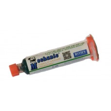 Фото - Лак изоляционный MECHANIC LY-UVH900, зелёный, в шприце, 10 ml (LY10 UV curing solder proof printing ink)