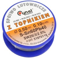 Припій Cynel Sn60Pb40 0.5mm (100g)