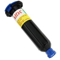Клей LOCA AIDA TP-2500F (30 гр) в чёрном шприце, для склеивания комплектов дисплей+тачскрин под ультрафиолетом