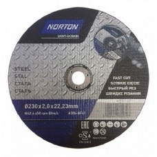 Диск отрезной по металлу NORTON-DIY Ø = 125/22,2 мм h = 1,0 мм