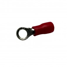 Клемма кольцевая изолированная  4 мм, красная, под провод до 1,5мм² VR1-4 (100шт.)