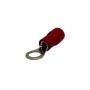 Фото №2 - Клемма кольцевая изолированная  4 мм, красная, под провод до 1,5мм² VR1-4 (100шт.)