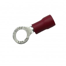 Клемма кольцевая  изолированная 5 мм, красная, под провод до 1,5мм² VR1-5 (100шт.)