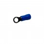 Фото №1 - Клемма кольцевая изолированная 4 мм, синяя, под провод от 1 до 2,5мм² VR2-4 (100шт.)