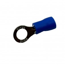 Клемма кольцевая изолированная 5 мм, синяя, под провод от 1 до 2,5мм² VR2-5 (100шт.)