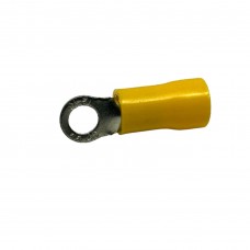 Фото - Клемма кольцевая 4 мм, жёлтая, под провод от 4 до 6мм² VR5-4 (100шт.)