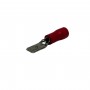 Фото №2 - Клемма ножевая  4,8 мм, штекер, изолированная, красная, под провод до 1,25мм² VD1-4.8M (100шт.)