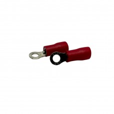 Клемма кольцевая  изолированная 3 мм, красная, под провод до 1,5мм² VR1-3 (100шт.)