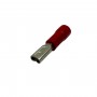 Фото №2 - Клема ножова, гніздо 2.8 мм, червона, частково ізольована, під провід перетином до 1,25мм² VD1-2.8F (100шт.)
