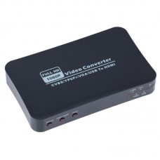Фото - Конвертер AV+RGB+VGA+USB в HDMI, MT-PC401 с пультом ДУ