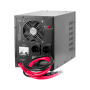 Інвертор KEMOT PROsinus-2200 із чистою синусоїдою та функцією зарядки 12V 230V 2200VA/1600W Чорний
