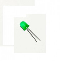 Светодиод D = 8 мм суперяркий 4-кристальный 55 градусов 80mA зеленый RL80-GH744D-P4