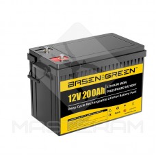 Аккумулятор Basen BG12200, LiFePO4, 12 В, 200 Ач, bluetooth