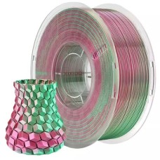 Фото - Філамент для 3D-принтера ELEGOO PLA Silk Green Red, 1 кг