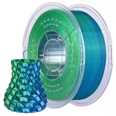 Фото - Філамент для 3D-принтера ELEGOO PLA Silk Blue Green, 1 кг