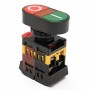 Кнопка Daier APBB-22N, з підсвічуванням, ON-OFF, без фіксації, 2pin, 3A 250V