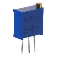 Подстроечный резистор 3296W; 1 кОм (шаг 2.5;2.5), многооборотистый регулятор сверху