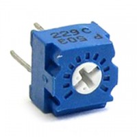 Подстроечный резистор 3386 P; 500 кОм (шаг 5x2.5), герметичный