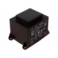 Трансформатор залитый 3.0 VA 230V 50Hz, 2x6V, 32x27x26мм HAHN EI3052055, 250mA