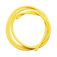 Провід силіконовий 1жила 20AWG (0,5мм.кв.), жовтий, 1м