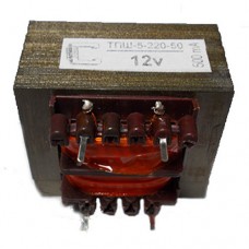 Фото - Ш-образный трансформатор ТПШ-5-220-50 5W 12V 500mA Т-30 42,5х36,5х37мм