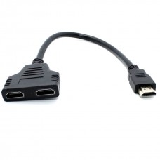 Фото - Switch 2 port: HDMI (2гн. HDMI-1гн. HDMI) c кабелем, без питания