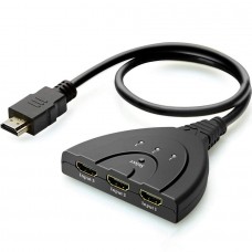Фото - Switch 3 port: HDMI (3гн. HDMI-1гн. HDMI) c кабелем, без питания