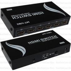 HDMI Switch and Splitter 2x4: (2гн. HDMI- 4гн. HDMI), 1.3V