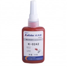 Фиксатор резьбы анаэробный средней прочности K-0242 синий [50мл] (Kafuter)