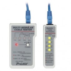 ProsKit 3PK-NT005N Тестер комп'ютерного та телефонного мережевого кабелю з тон-генератором