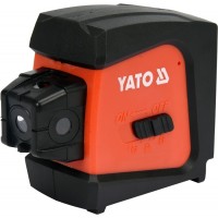Нівелір лазерний лінійно-точковий самовирівнюючий YATO YT-30427 дальність - 20 м, точність - ±1.5 мм / 5 м