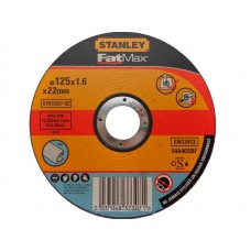 Диск отрезной по алюминию 125x1,6х22 мм, тип Flat (упак. 1/25) STA32627 Stanley