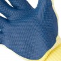 Фото №2 - Перчатки рабочие стекольщика (каменщика) синие трикотажные с латексным покрытием INTERTOOL SP-0003