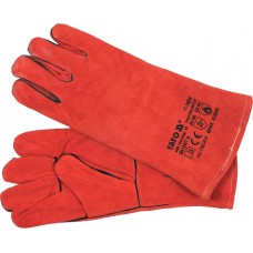 Фото - Зварювальні шкіряні рукавиці термостійкі, розмір 10 Yato YT-74824