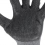 Фото №3 - Рукавичка трикотажна, бавовняна, сіра, покрита чорним спіненим латексом, 10" INTERTOOL SP-0115