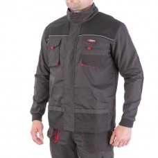 Куртка рабочая 80% полиэстер, 20% хлопок, плотность 260 г/м2, XXXL INTERTOOL SP-3006